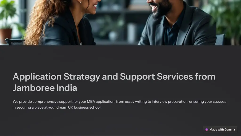 application strategy and support services from