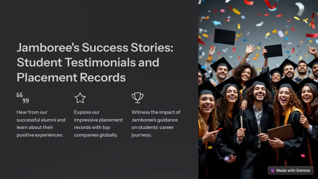 jamboree s success stories student testimonials