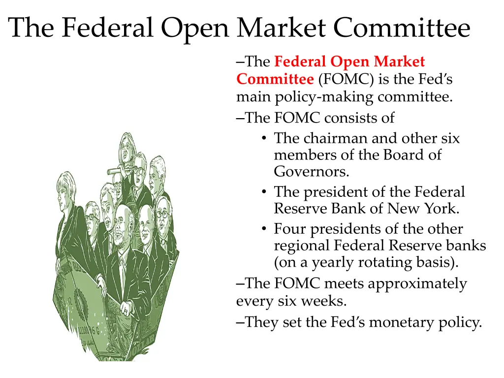 the federal open market committee