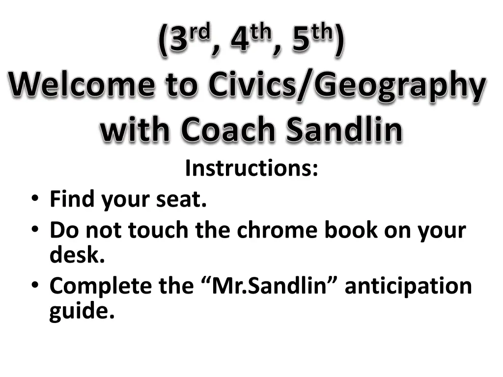 instructions 1