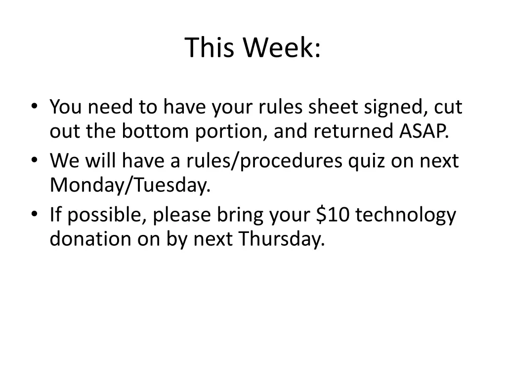 this week