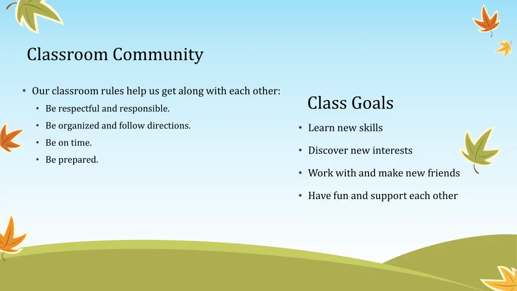 classroom community