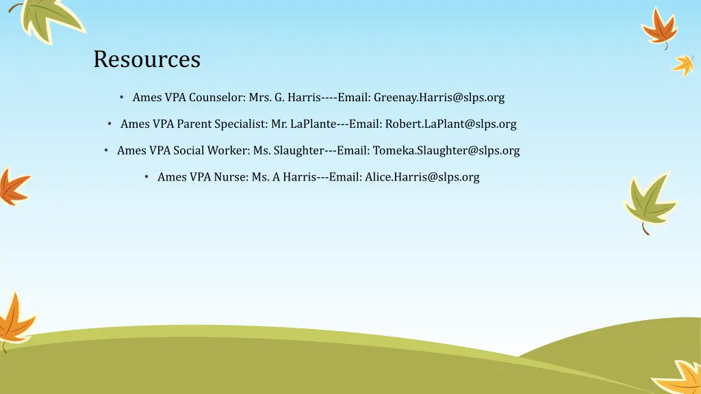 resources