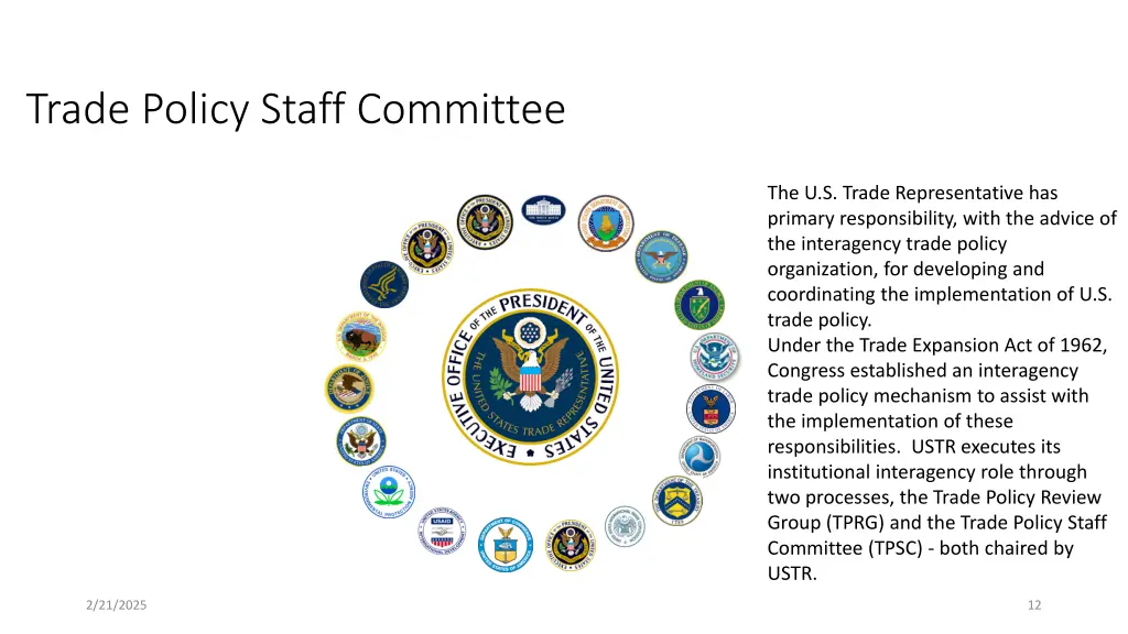 trade policy staff committee