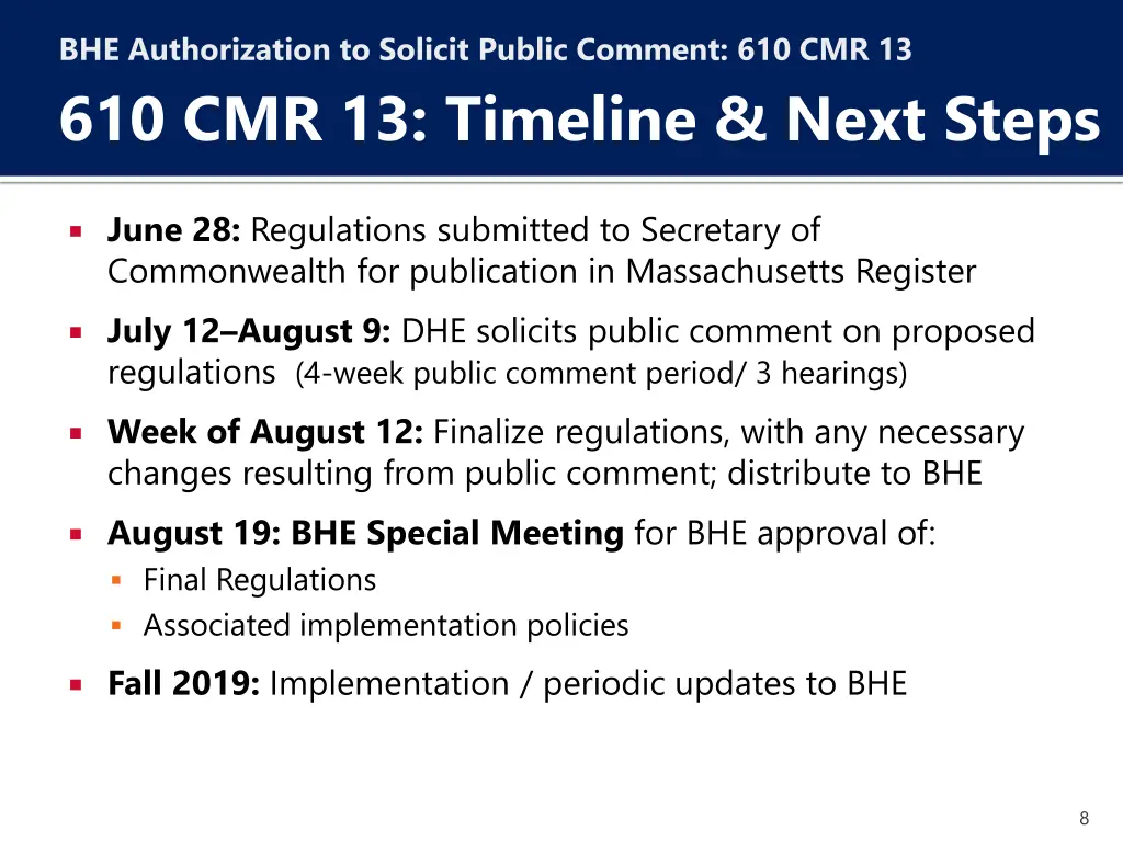bhe authorization to solicit public comment 7