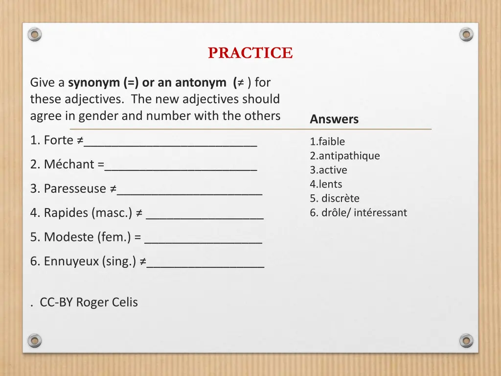 practice