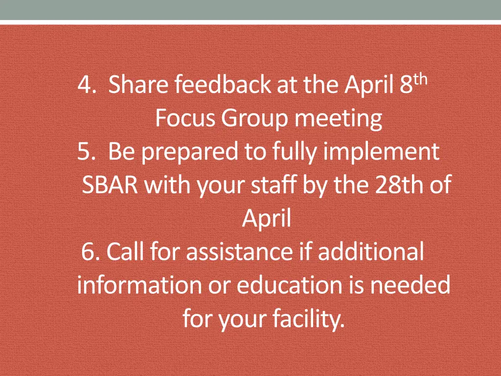4 share feedback at the april 8 th focus group