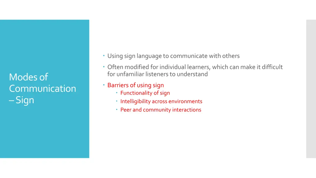 using sign language to communicate with others