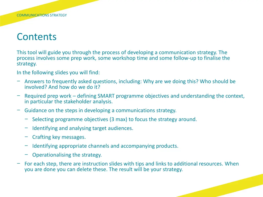 communications strategy 1