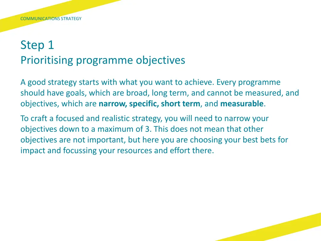 communications strategy 17