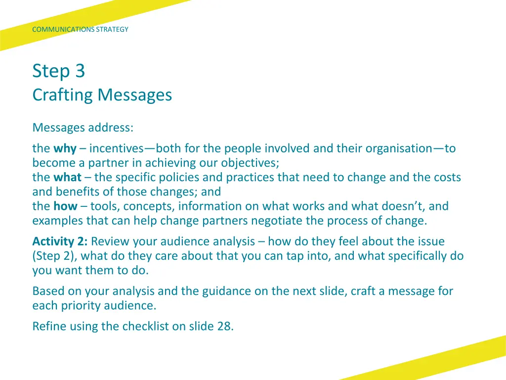 communications strategy 29