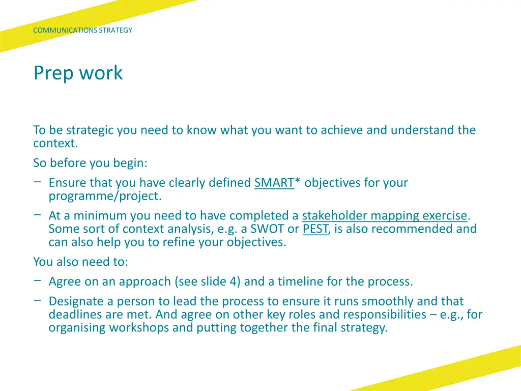 communications strategy 9