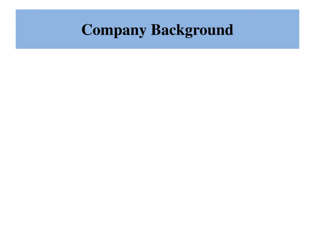 company background