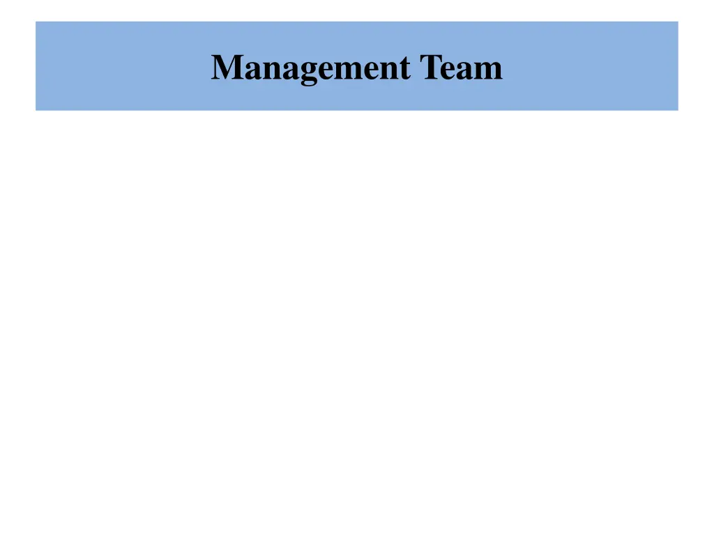 management team