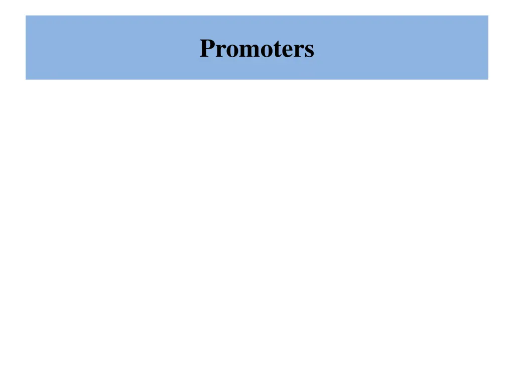 promoters