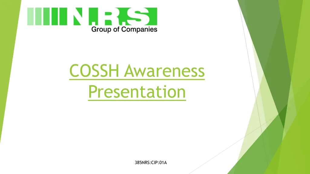 cossh awareness presentation