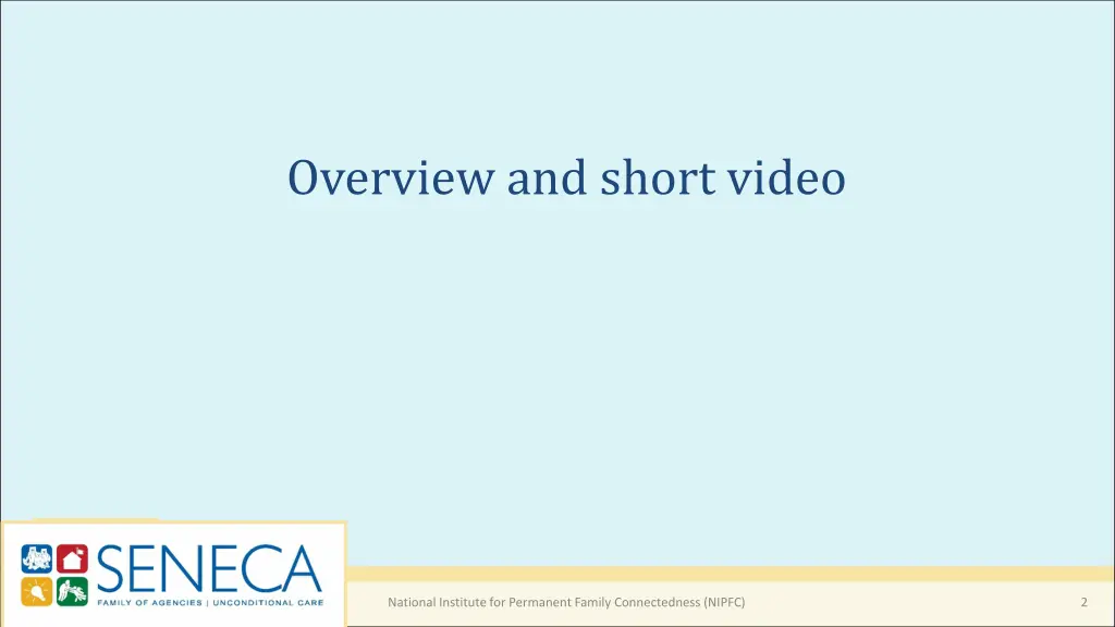 overview and short video