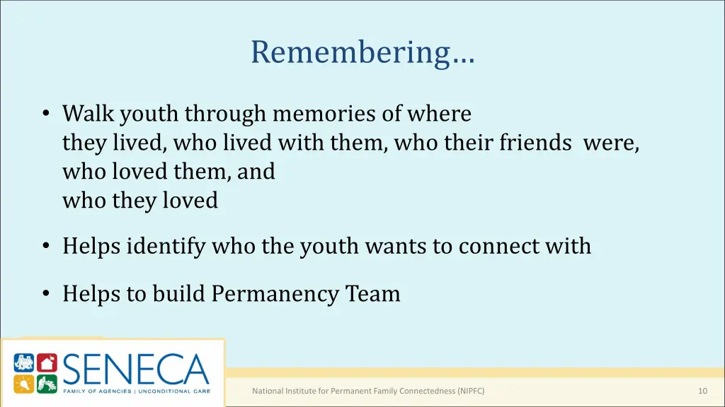 remembering
