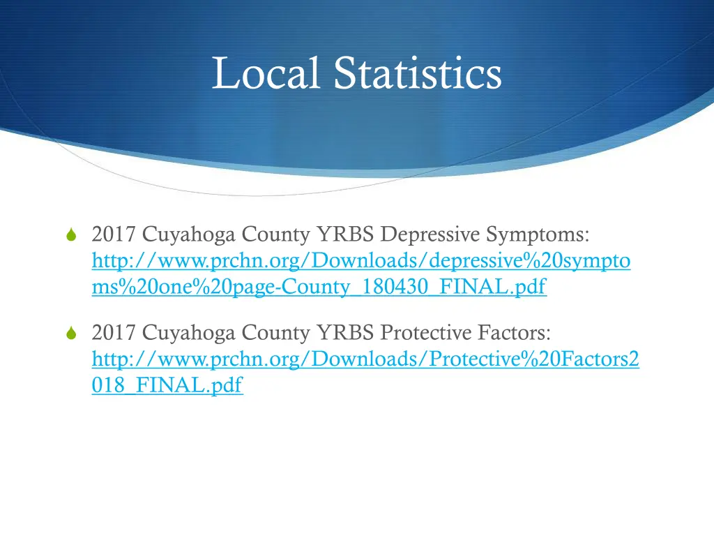 local statistics 2