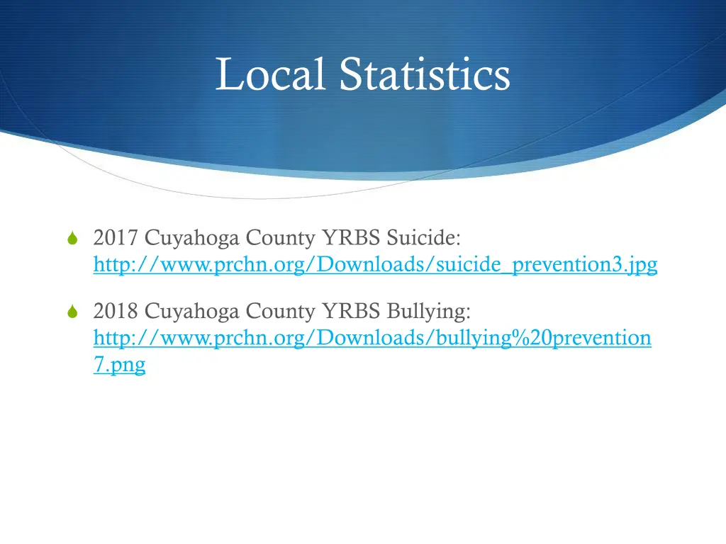 local statistics 3