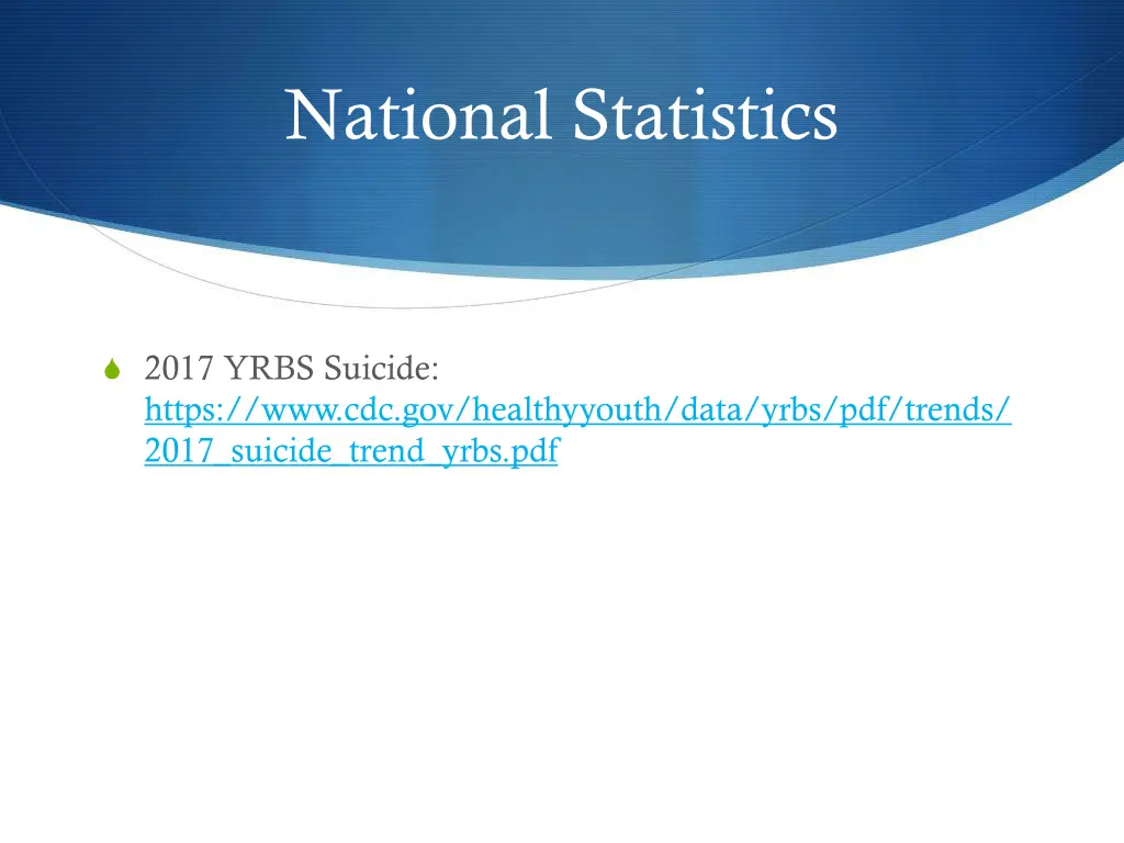 national statistics