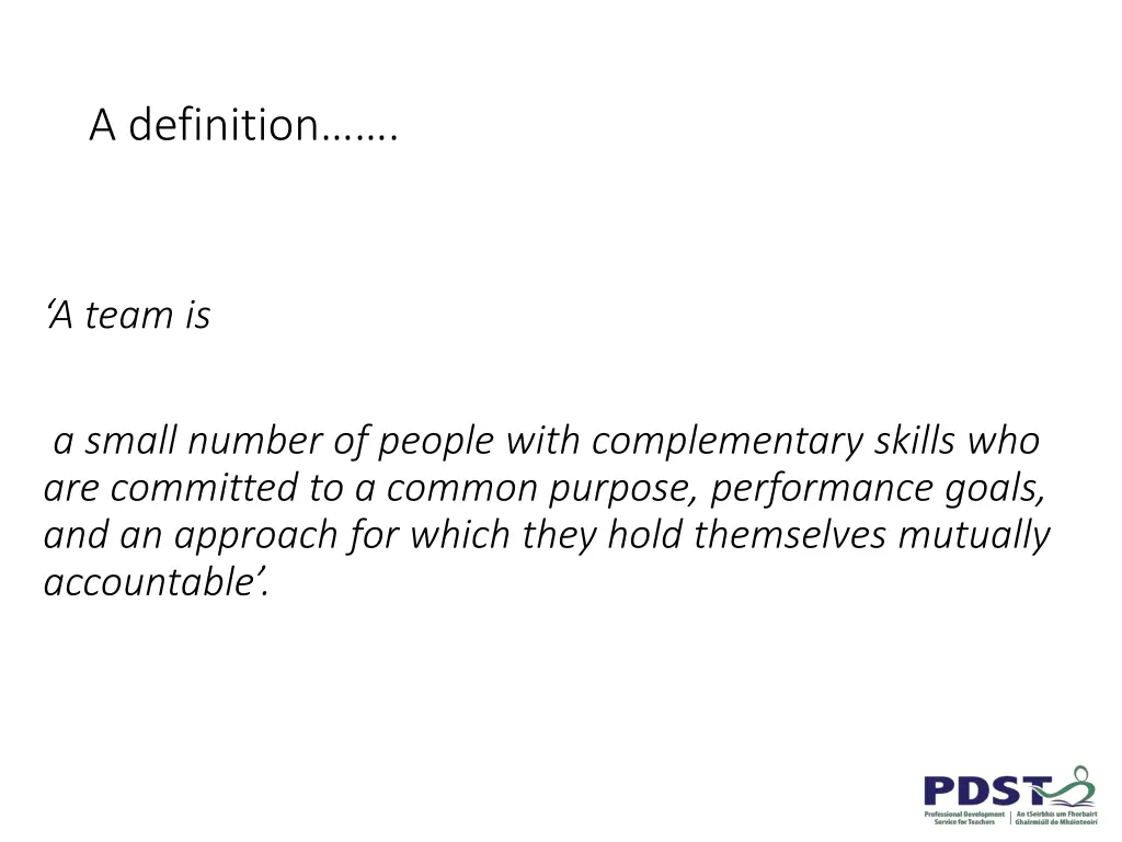 a definition