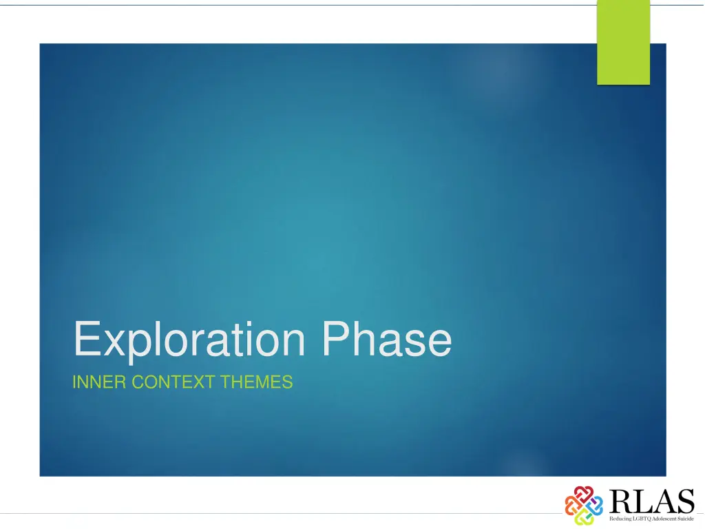 exploration phase inner context themes
