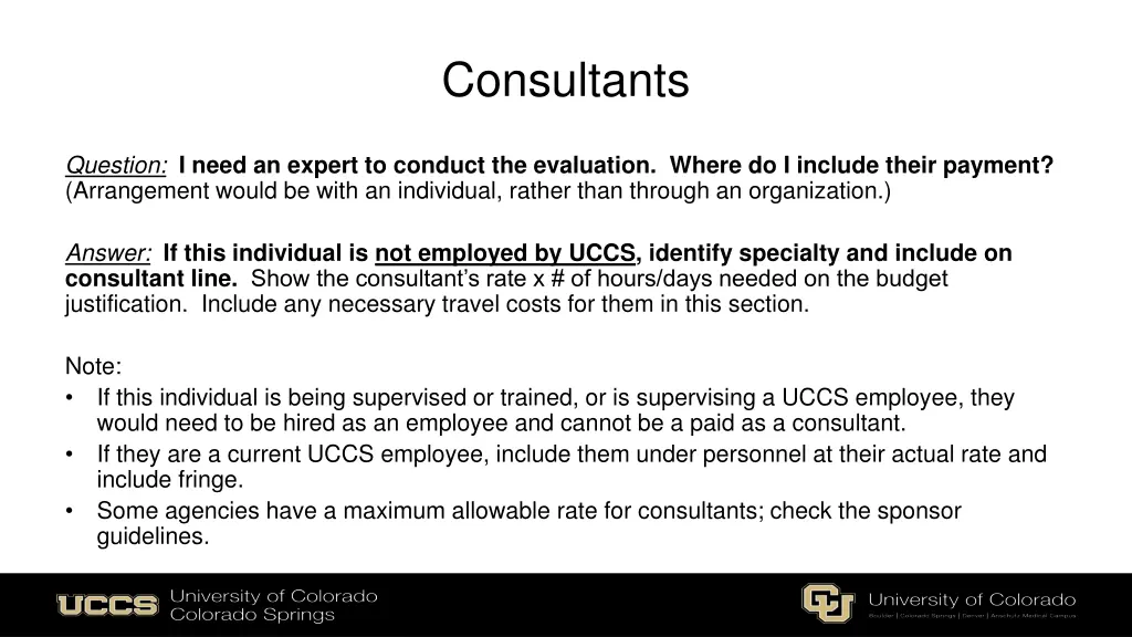 consultants