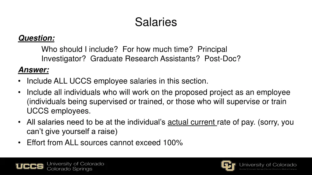 salaries