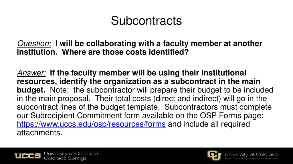 subcontracts