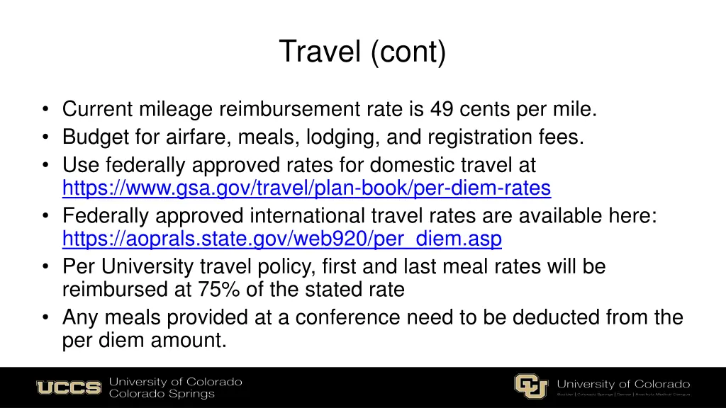 travel cont