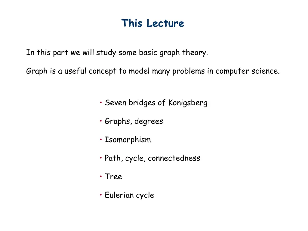 this lecture