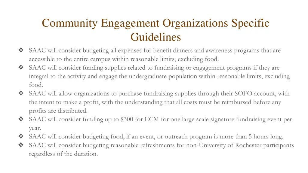 community engagement organizations specific