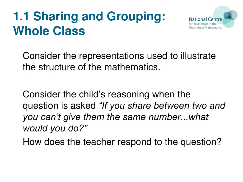 1 1 sharing and grouping whole class