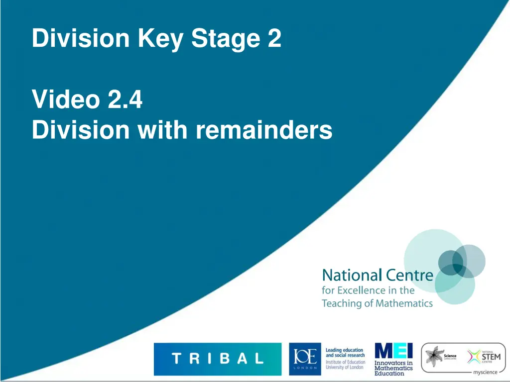 division key stage 2 3
