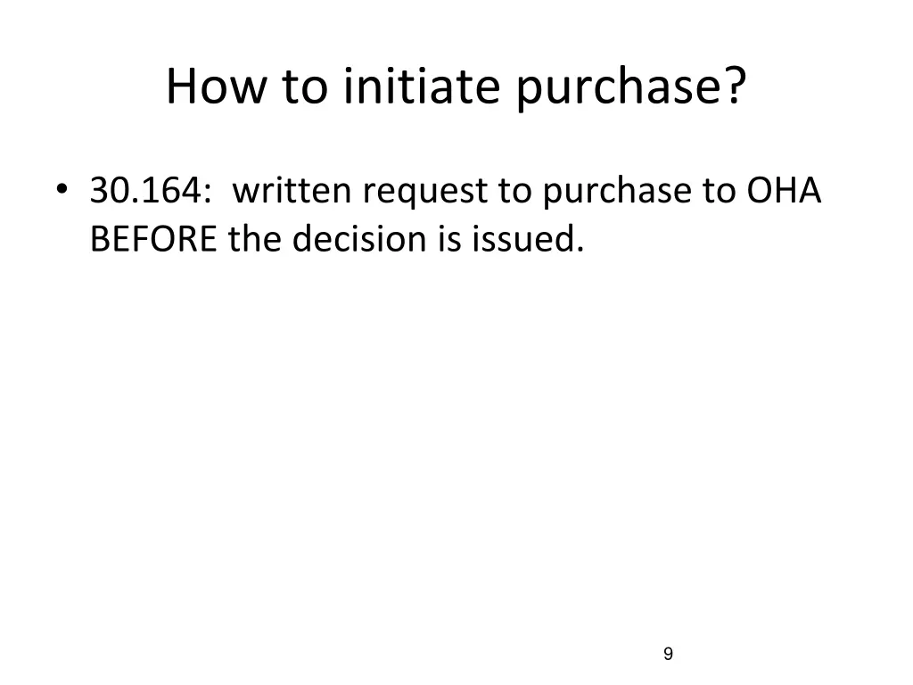 how to initiate purchase