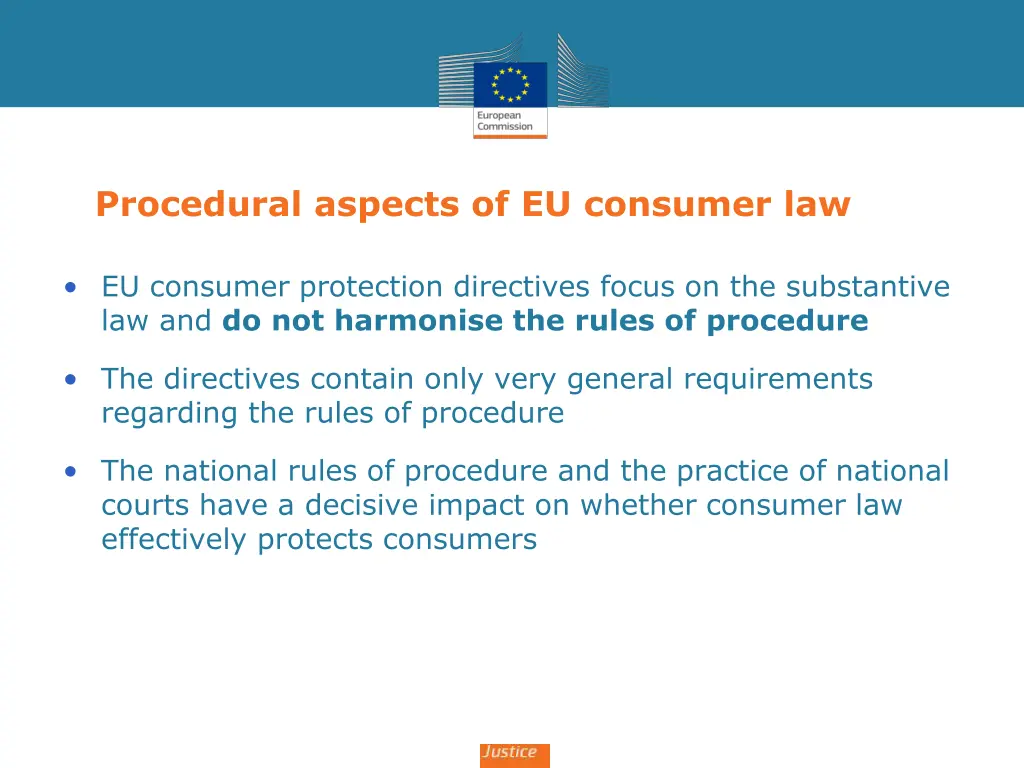 procedural aspects of eu consumer law