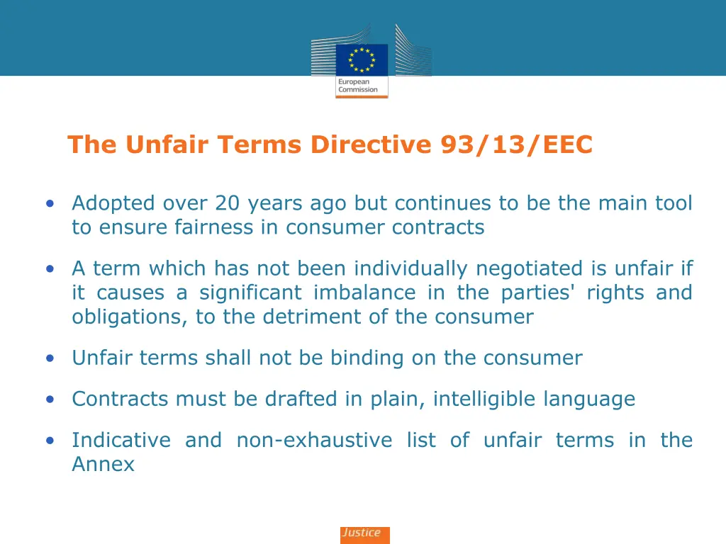 the unfair terms directive 93 13 eec