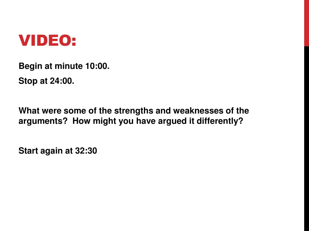 video