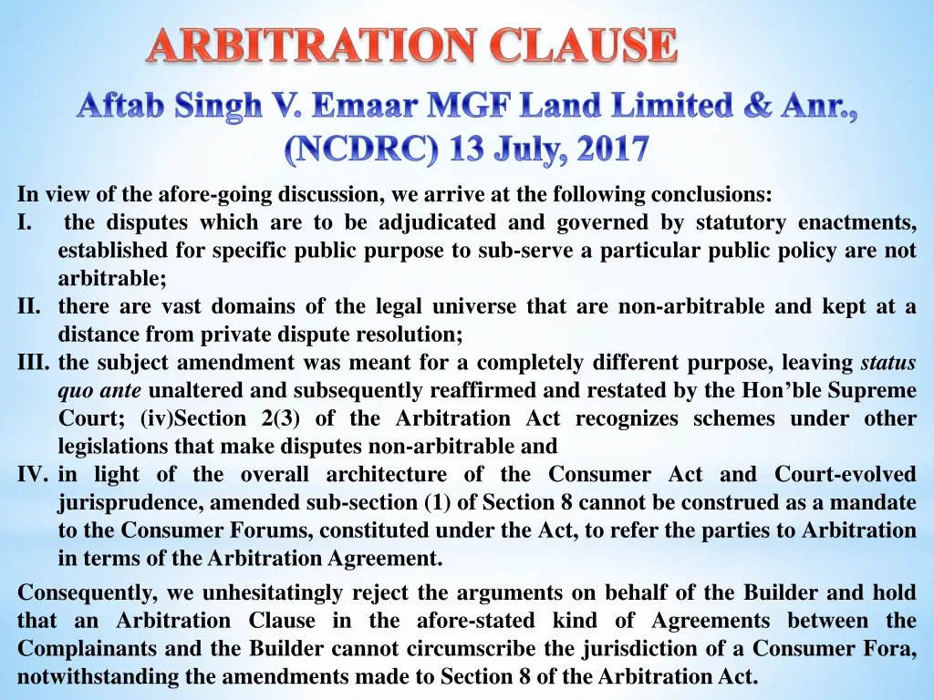 aftab singh v emaar mgf land limited anr ncdrc