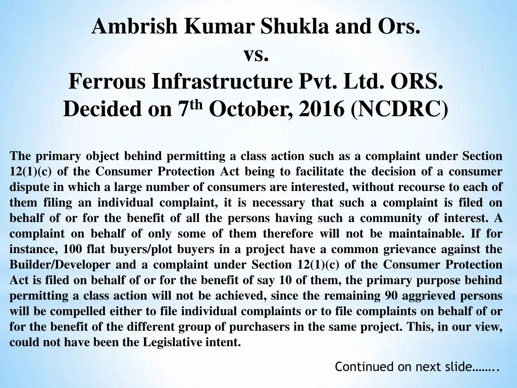 ambrish kumar shukla and ors vs ferrous