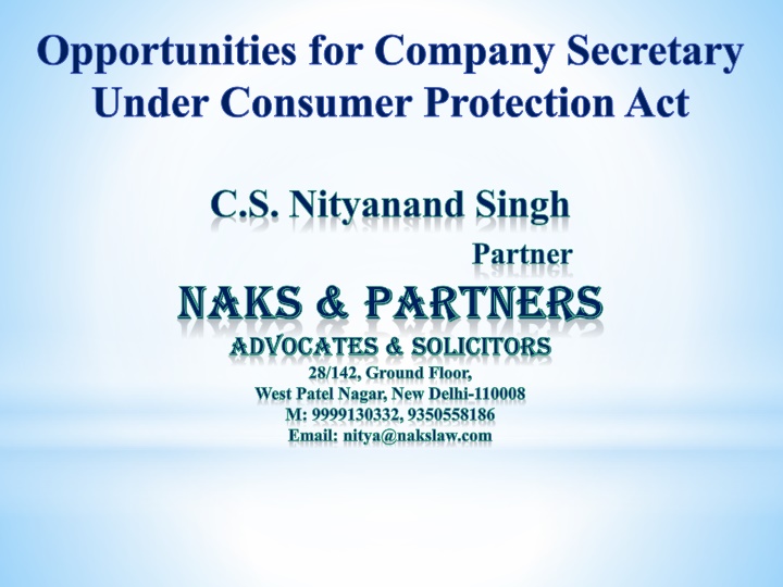 opportunities for company secretary under