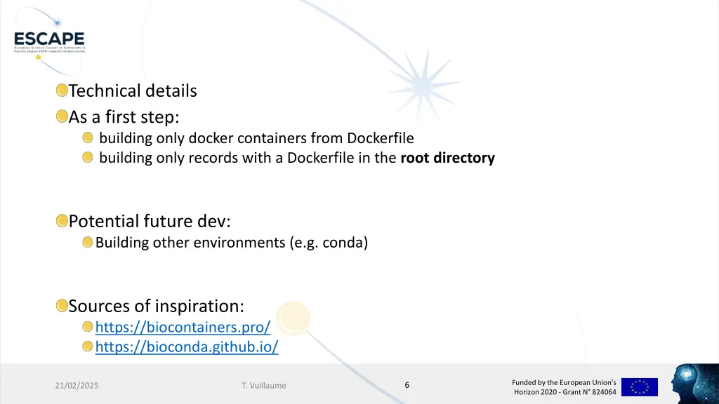 technical details as a first step building only