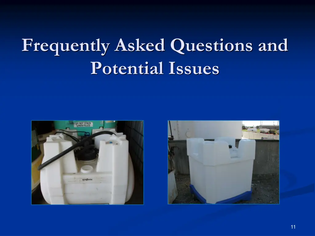 frequently asked questions and potential issues