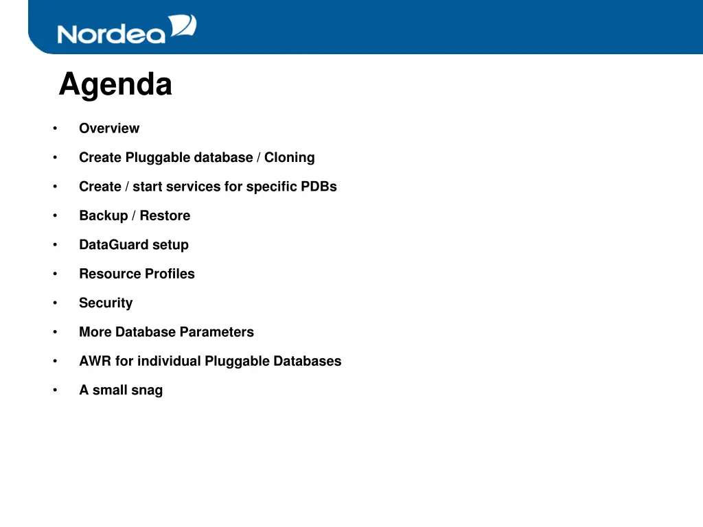 agenda