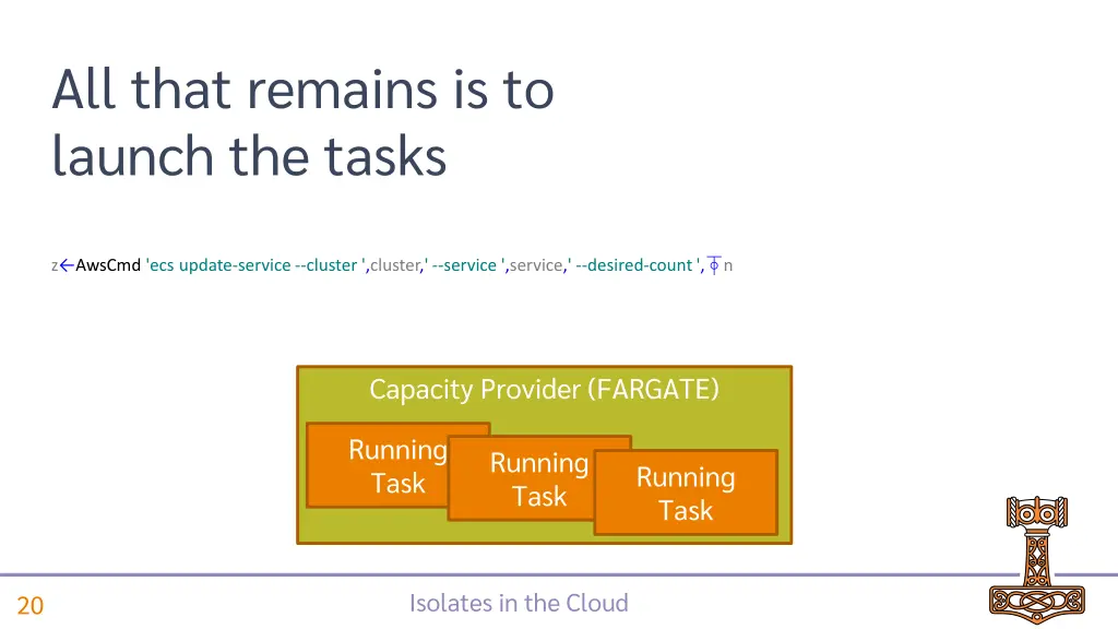 all that remains is to launch the tasks