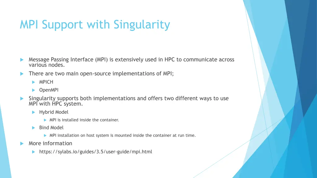 mpi support with singularity