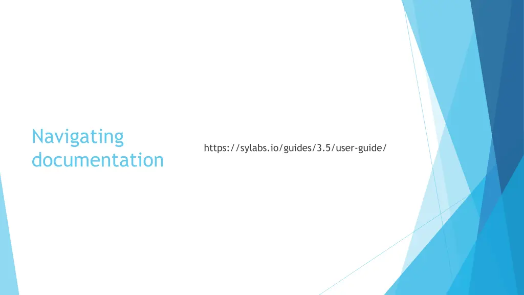 navigating documentation