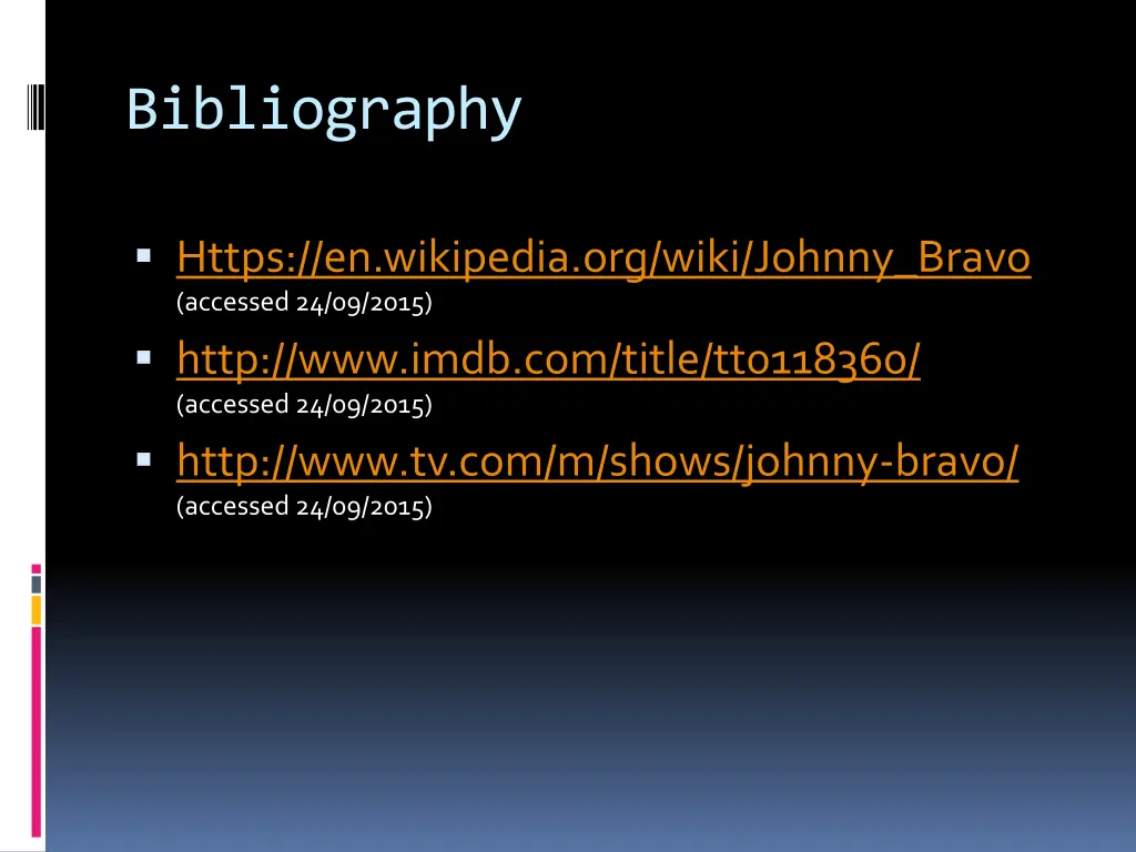 bibliography