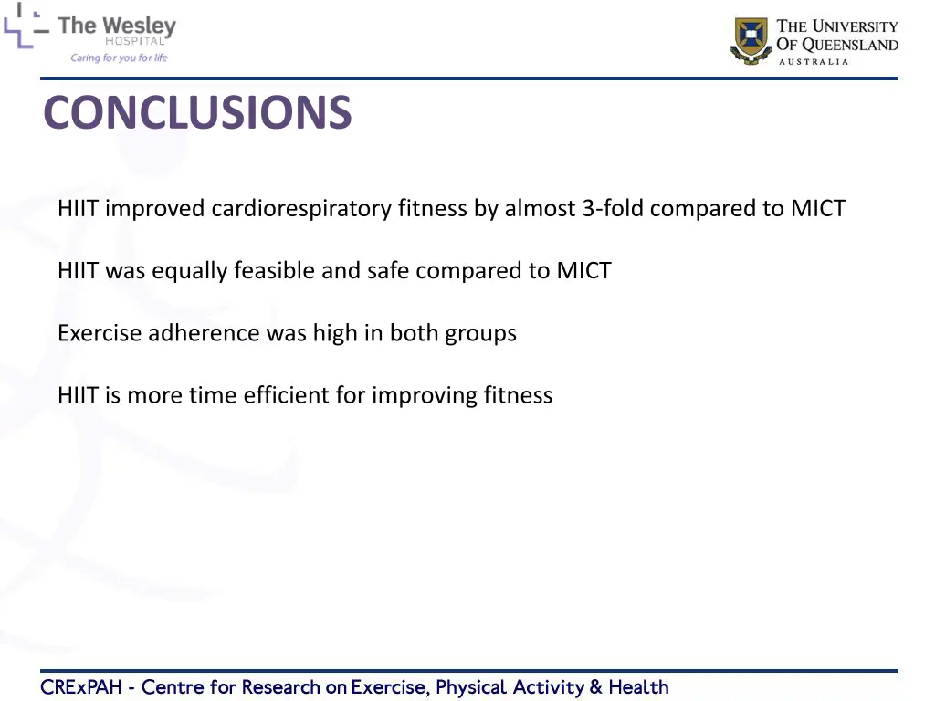 conclusions
